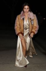SELENA GOMEZ Out for Dinner in Los Angeles 02/02/2018