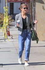 SELMA BLAIR Out for Coffee at Alfred Coffee + Kitchen in Studio City 02/23/2018