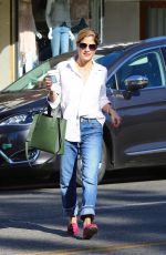 SELMA BLAIR Out for Coffee at Alfred