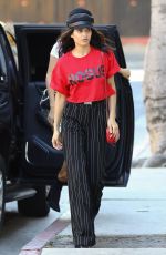 SHANINA SHAIK and NICOLE WILLIAMS Out for Lunch at Soho House in Los Angeles 02/25/2018