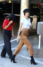 SHANINA SHAIK and NICOLE WILLIAMS Out for Lunch at Soho House in Los Angeles 02/25/2018
