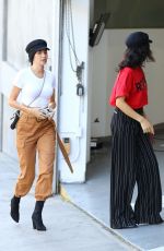 SHANINA SHAIK and NICOLE WILLIAMS Out for Lunch at Soho House in Los Angeles 02/25/2018