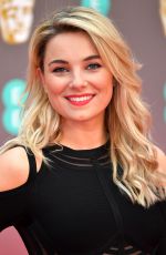 SIAN WELBY at BAFTA Film Awards 2018 in London 02/18/2018
