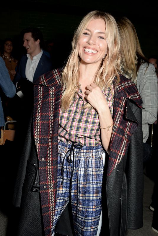 SIENNA MILLER at Burberry Show at London Fashion Week 02/17/2018