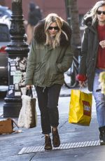 SIENNA MILLER Out Shopping in New York 02/05/2018