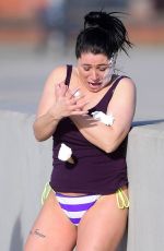 SIMONE REED on Holiday in Benidorm 02/14/2018