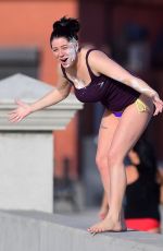 SIMONE REED on Holiday in Benidorm 02/14/2018