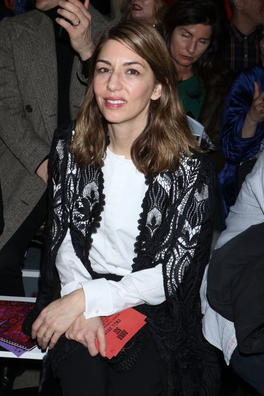 SOFIA COPPOLA at Anna Sui Fall/Winter 2018 Fashion Show at NYFW in New York 02/12/2018