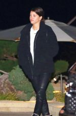 SOFIA RICHIE Out for Dinner at Nobu in Malibu 02/03/2018