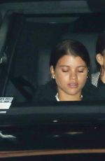 SOFIA RICHIE Out for Dinner at Nobu in Malibu 02/03/2018