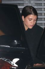 SOFIA RICHIE Out for Dinner at Nobu in Malibu 02/03/2018