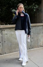 SOFIA SANCHEZ DE BETAK Arrives at Tory Burch Fall/Winter 2018/19 Fashion Show at New York Fashion Week 02/09/2018