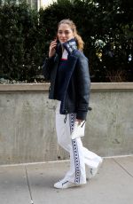SOFIA SANCHEZ DE BETAK Arrives at Tory Burch Fall/Winter 2018/19 Fashion Show at New York Fashion Week 02/09/2018