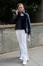 SOFIA SANCHEZ DE BETAK Arrives at Tory Burch Fall/Winter 2018/19 Fashion Show at New York Fashion Week 02/09/2018