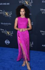 SOFIA WYLIE at A Wrinkle in Time Premiere in Los Angeles 02/26/2018