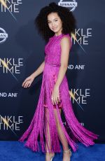SOFIA WYLIE at A Wrinkle in Time Premiere in Los Angeles 02/26/2018