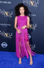 SOFIA WYLIE at A Wrinkle in Time Premiere in Los Angeles 02/26/2018