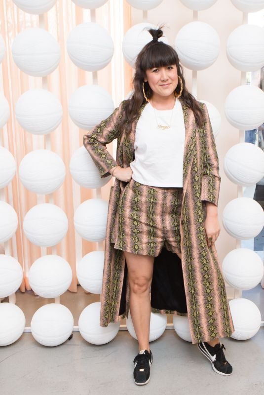 SONJA RASULA at Revolve x Nike 1s Reimagined Pop-up Event in Los Angeles 02/16/2018