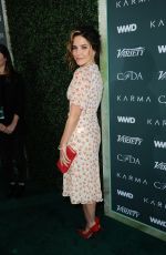 SOPHIA BUSH at CFDA, Variety and WWD Runway to Red Carpet Luncheon in Los Angeles 02/20/2018