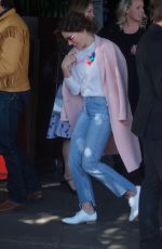 SOPHIA BUSH Leaves Chateau Marmont in Beverly Hills 02/20/2018