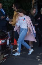 SOPHIA BUSH Leaves Chateau Marmont in Beverly Hills 02/20/2018