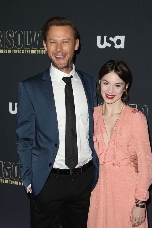 SOPHIA DEL PIZZO at Unsolved the Murders of Tupac and the Notorious B.I.G. Premiere in Los Angeles 02/22/2018