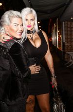 SOPHIA VEGAS WOLLERSHEIM Out for Dinner in Cologne 01/31/2018