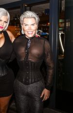 SOPHIA VEGAS WOLLERSHEIM Out for Dinner in Cologne 01/31/2018