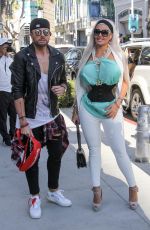 SOPHIA VEGAS WOLLERSHEIM Out on Rodeo Drive in Beverly Hills 02/16/2018