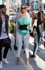 SOPHIA VEGAS WOLLERSHEIM Out on Rodeo Drive in Beverly Hills 02/16/2018