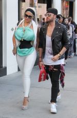 SOPHIA VEGAS WOLLERSHEIM Out on Rodeo Drive in Beverly Hills 02/16/2018