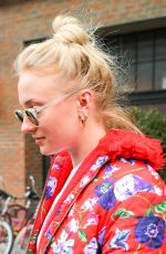 SOPHIE TURNER Leaves Her Hotel in New York 02/24/2018