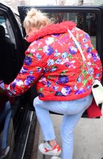 SOPHIE TURNER Leaves Her Hotel in New York 02/24/2018