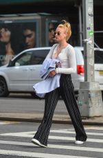 SOPHIE TURNER Out and About in New York 02/20/2018