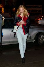 SOPHIE TURNER Shows Her Engagement Ring Out in New York 02/23/2018