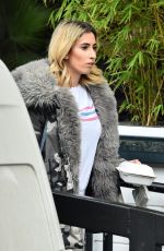 STACEY SOLOMON Leaves ITV Studios in London 01/02/2018