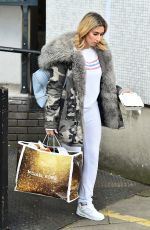 STACEY SOLOMON Leaves ITV Studios in London 01/02/2018