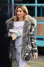 STACEY SOLOMON Leaves ITV Studios in London 01/02/2018