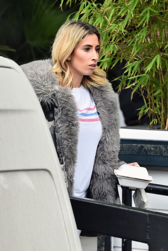 STACEY SOLOMON Leaves ITV Studios in London 01/02/2018
