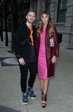 STEFANIE GIESINGER and Marcus Butler Out in Milan 02/23/2018