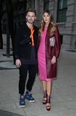 STEFANIE GIESINGER and Marcus Butler Out in Milan 02/23/2018