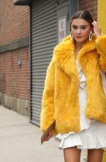 STEFANIE GIESINGER Out at New York Fashion Week 02/10/2018
