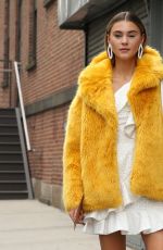 STEFANIE GIESINGER Out at New York Fashion Week 02/10/2018