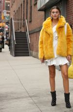STEFANIE GIESINGER Out at New York Fashion Week 02/10/2018