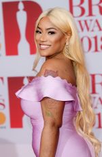 STEFLON DON at Brit Awards 2018 in London 02/21/2018