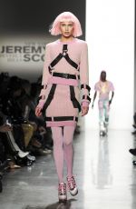 STELLA MAXWELL on the Runway of Jeremy Scott Fashion Show in New York 02/08/2018