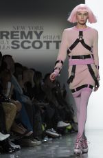 STELLA MAXWELL on the Runway of Jeremy Scott Fashion Show in New York 02/08/2018