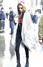 STELLA MAXWELL Out and About in New York 02/13/2018