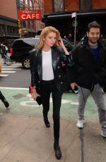 STELLA MAXWELL Out at New York Fashion Week 02/09/2018