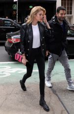 STELLA MAXWELL Out at New York Fashion Week 02/09/2018